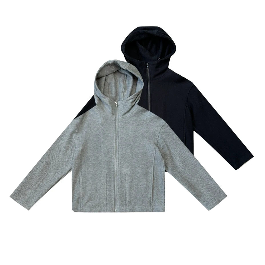 【新品上市】时尚休闲百搭连帽开衫宽松舒适韩单上衣短外套WTYH012