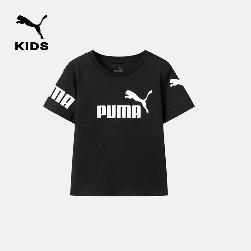 【儿童旗舰】PUMA彪马童装夏季大童休闲短袖运动T恤舒适儿童675782