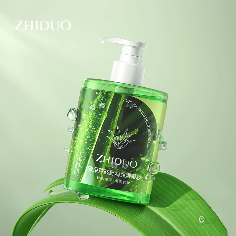 zhiduo/致朵500ml大容量芦荟舒润保湿凝胶补水保湿清爽不黏腻
