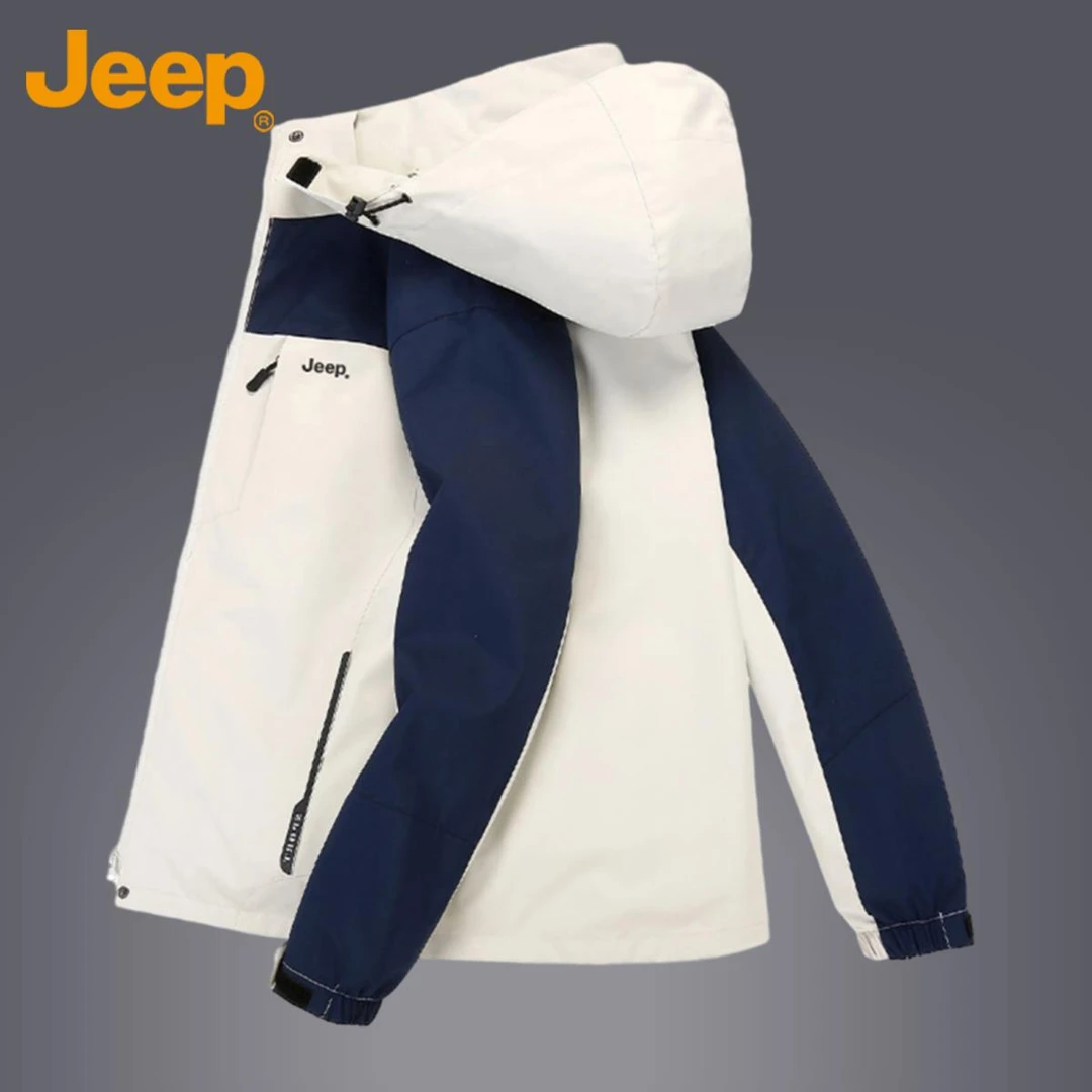 Jeep吉普冲锋夹克男士三合一可拆卸内胆情侣款2025春季外套男装