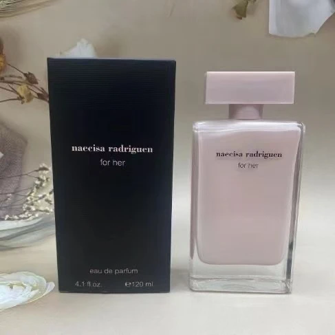 纳西For her女士香水黑色瓶粉色麝香女士香水100ML纯欲伪体香香水