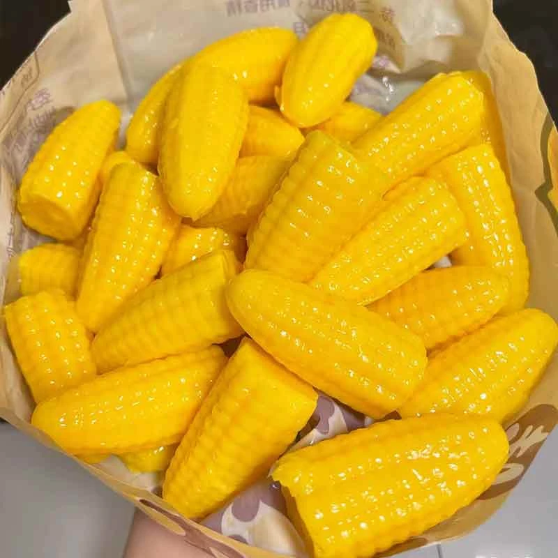 玉米味软糖玉米糖年货水果解馋糖果儿童学生零食结婚喜糖批发500g