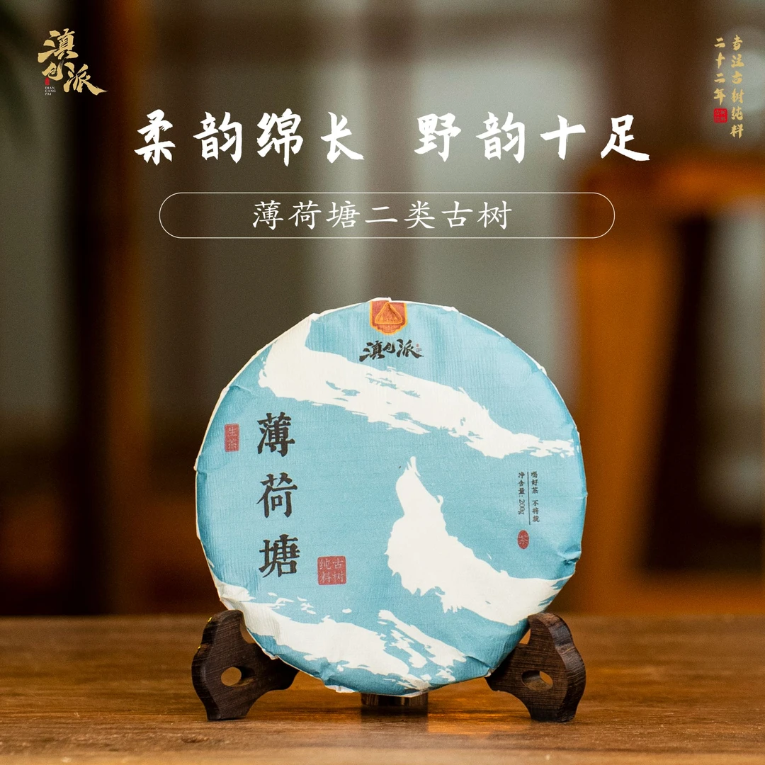 滇仓派2019年薄荷塘生茶200g/饼