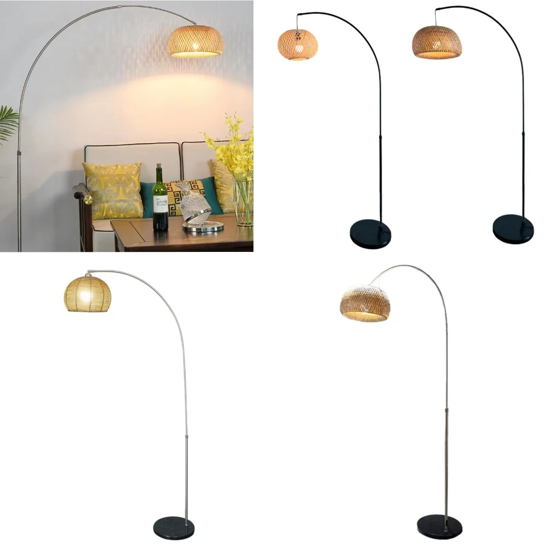 客厅简约落地灯直播氛围灯落地台灯茶室落地灯氛围灯直播书房立式