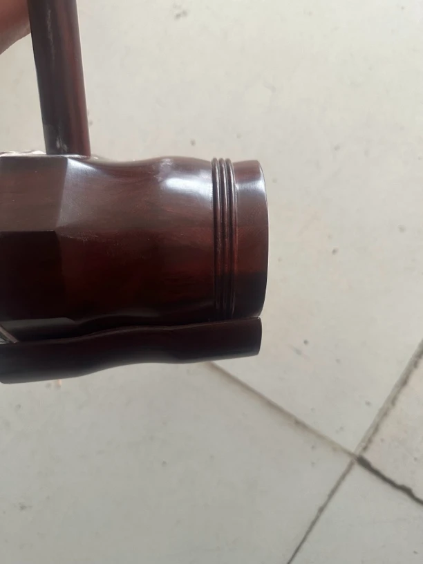 老料紫檀木扁八角二胡纯手工制作