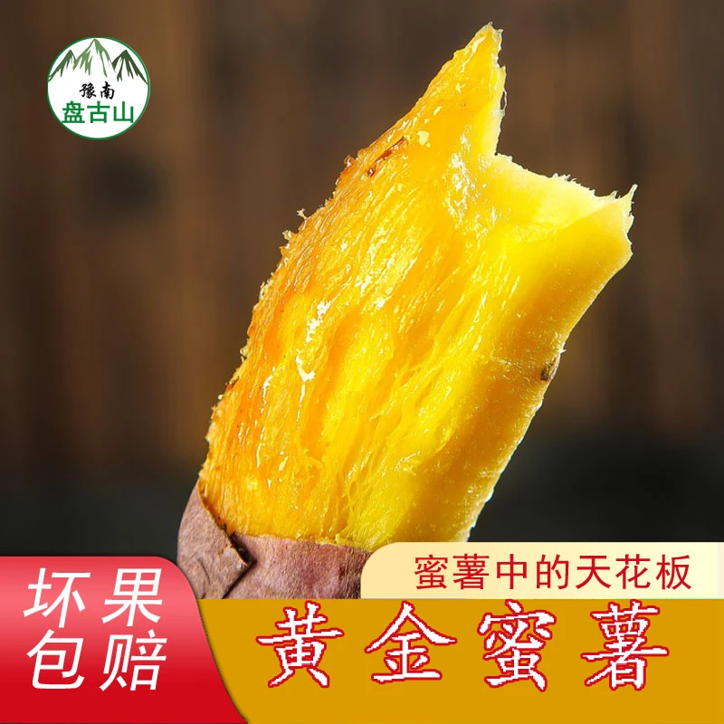 河南盘古山黄金蜜薯红薯地瓜黄心小香薯香糯蕃薯5斤产地直发