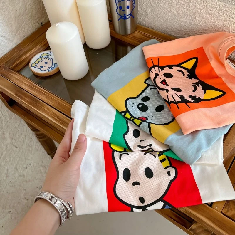 儿童夏季T恤短袖薄款男童夏新款宝宝夏装潮男孩中小童洋气纯棉T恤