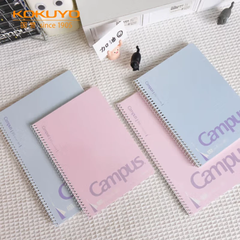 KOKUYO/国誉Campus·螺旋本东大笔记本侧翻线圈清新记事本