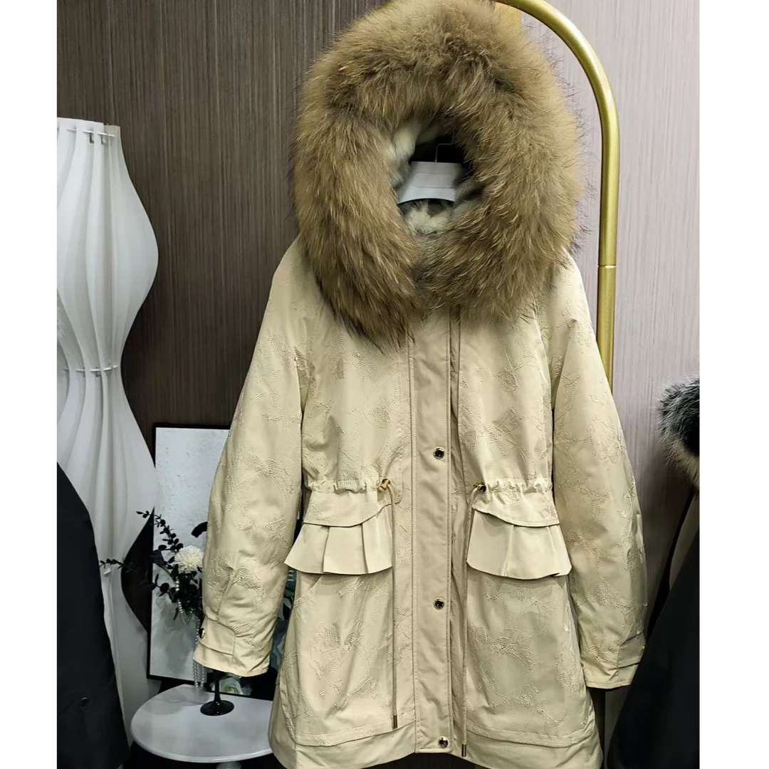 BEAUTY/美兹卡蒂【金枝玉叶】女士时尚连帽派克服