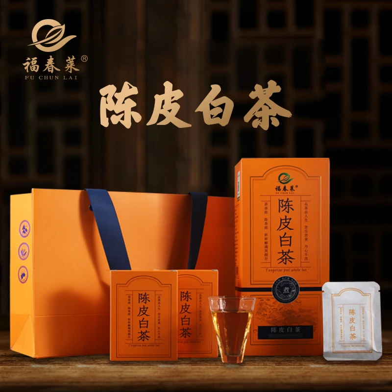 福春莱 2018陈皮白茶 180克/条