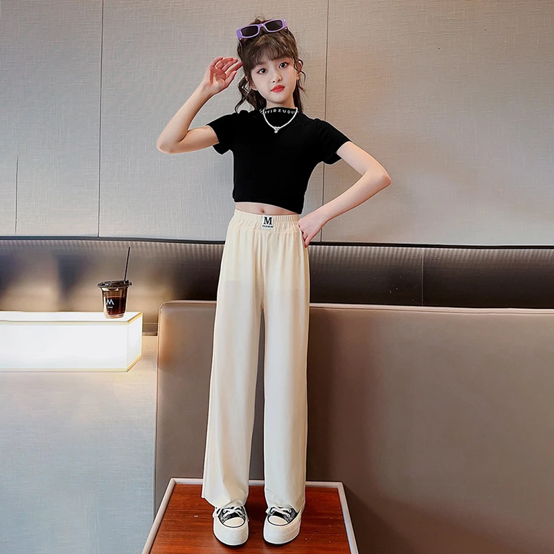 贝尔熊裤子夏季中大童运动休闲裤2024新款儿童防蚊裤洋气裤子潮流