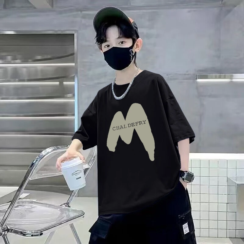 【贝尔熊】纯棉童装男童短袖t恤夏季新款儿童宝宝半袖上衣中大童潮T