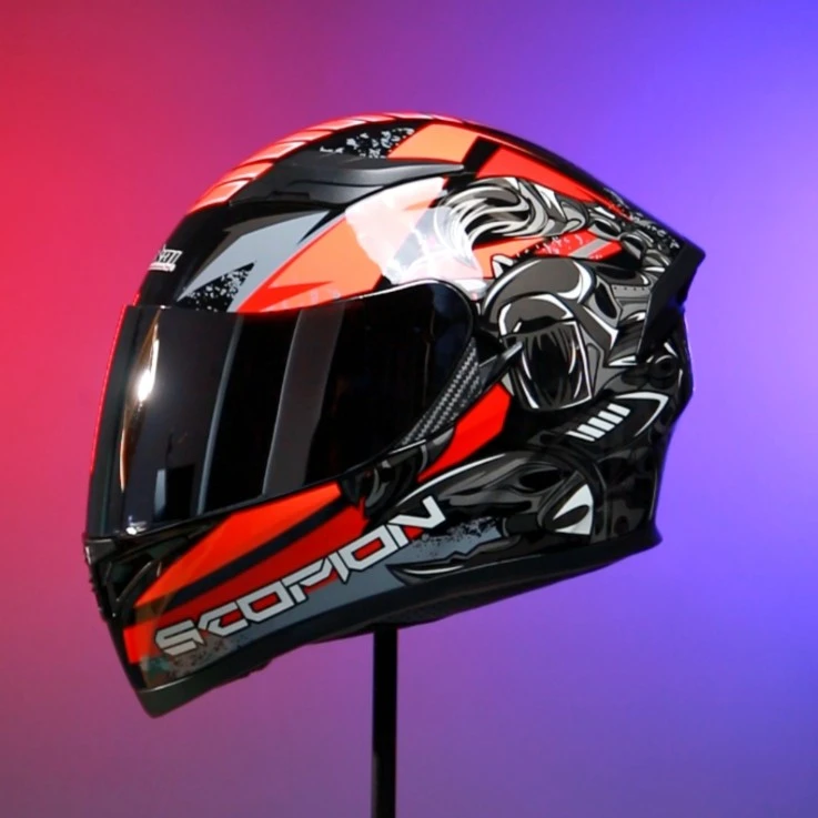 JIEKAI摩托车头盔双镜片全盔男女四季机车骑行电动车安全帽3C认证