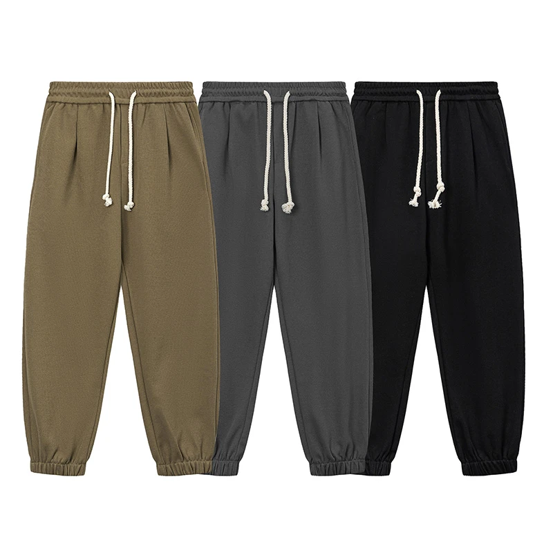 潮牌春秋款抽绳束脚百搭男士宽松潮流休闲裤6207