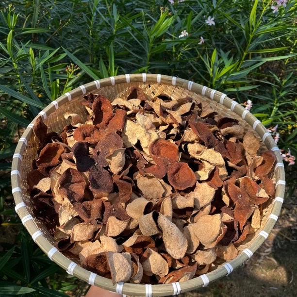 【2016年东甲二红皮(口感薄荷香)】新会陈皮全生晒新会干仓陈皮