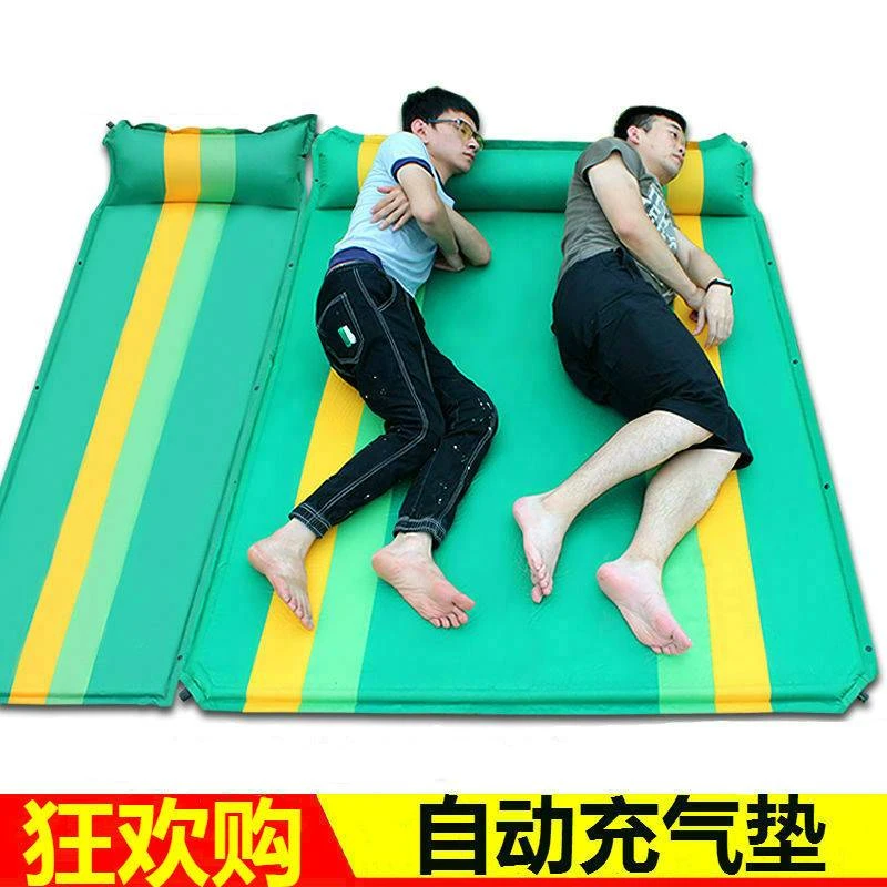 户外自动充气垫3-4人帐篷防潮垫气垫床露营充气床垫睡垫午休地垫