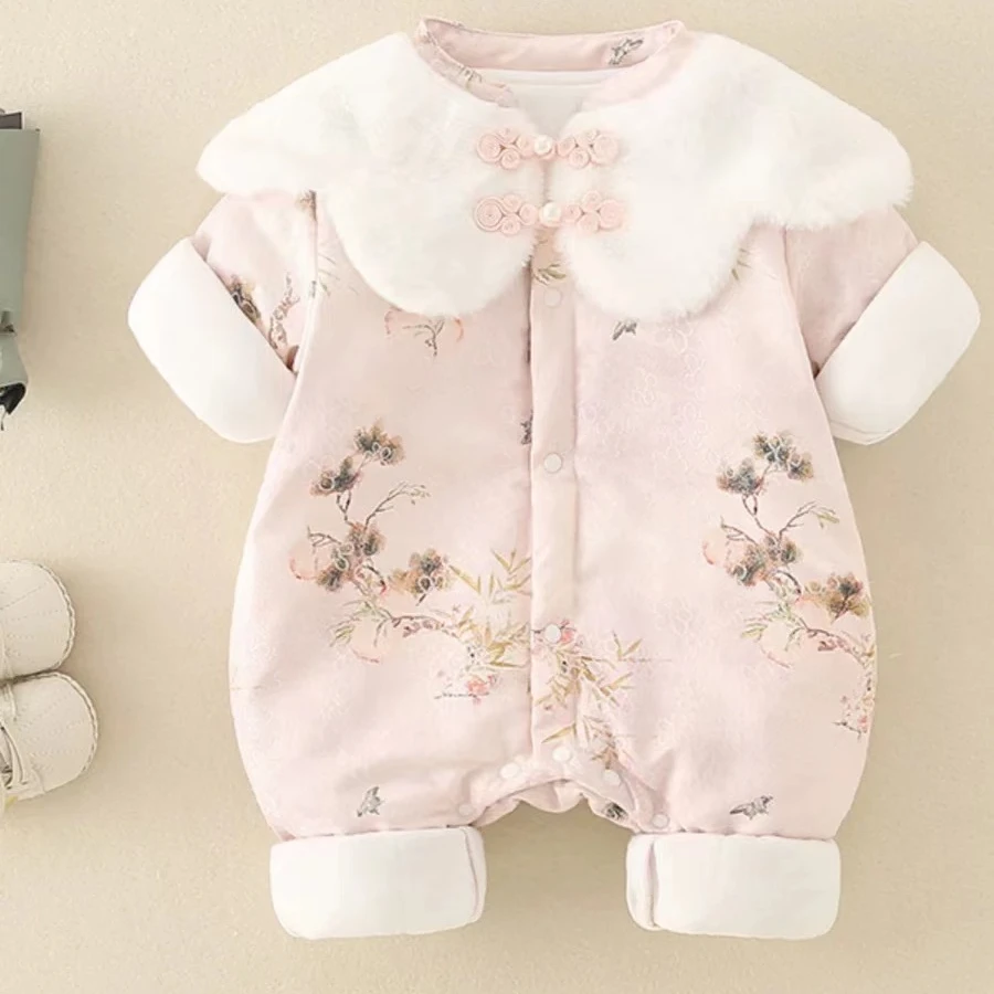 【直播间扣号链接】婴幼儿秋冬连体爬服套装