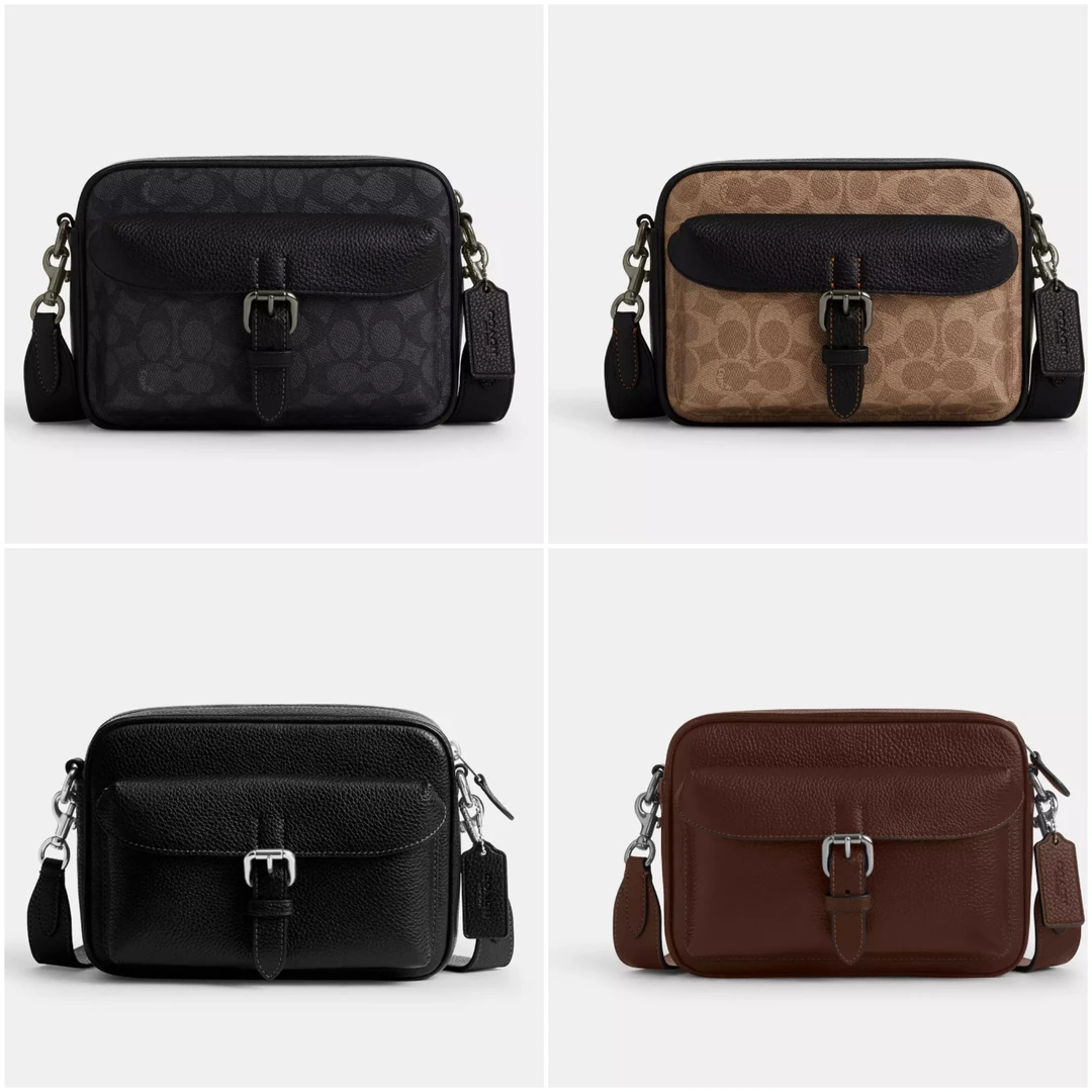 COACH/蔻驰 Warner21男士斜跨包  21cmx 15cm x 6cm