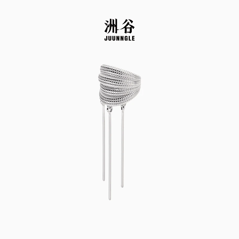 juunngle lab 925银耳饰  昆仑耳骨夹女男气质百搭高级感夏季礼物