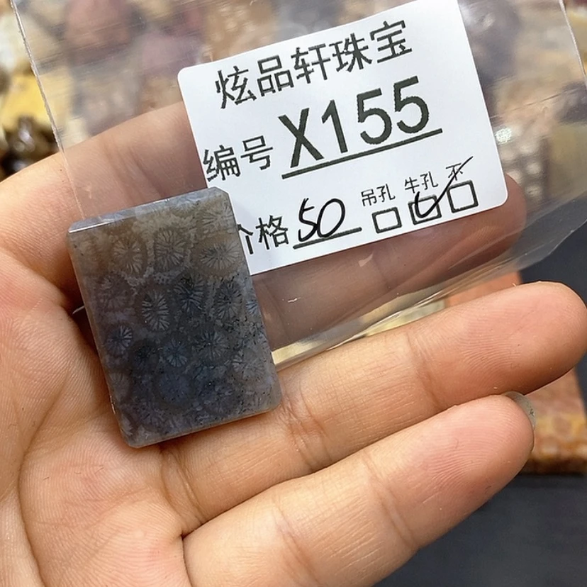 【闪购商品】硅化珊瑚（珊瑚玉）吊坠未镶嵌【**】k 155