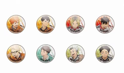 【排球少年】排球少年VS好敌手ver.吧唧徽章 75mm大尺寸 全8种 代拆