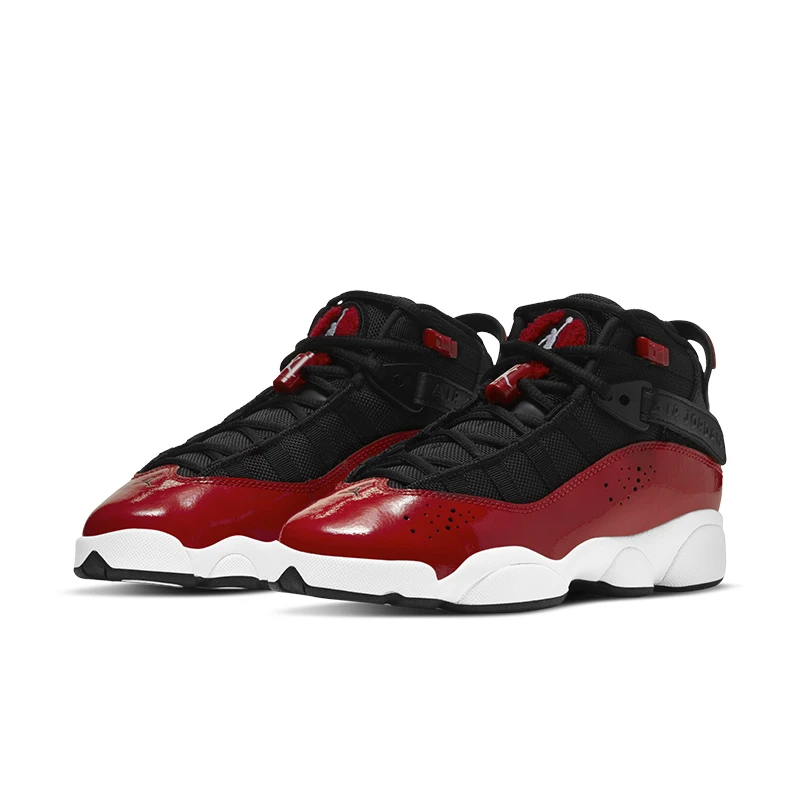 耐克Air Jordan 6 Rings六冠王公牛黑红女子实战篮球鞋323419-060