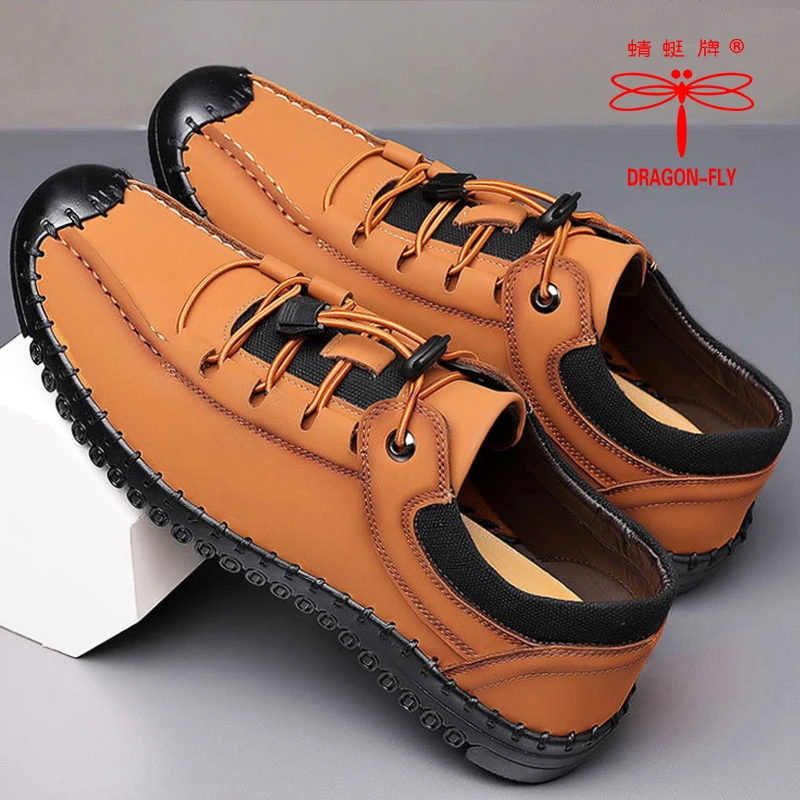 DRAGON-FLY/蜻蜓牌商务男士皮鞋男舒适男鞋