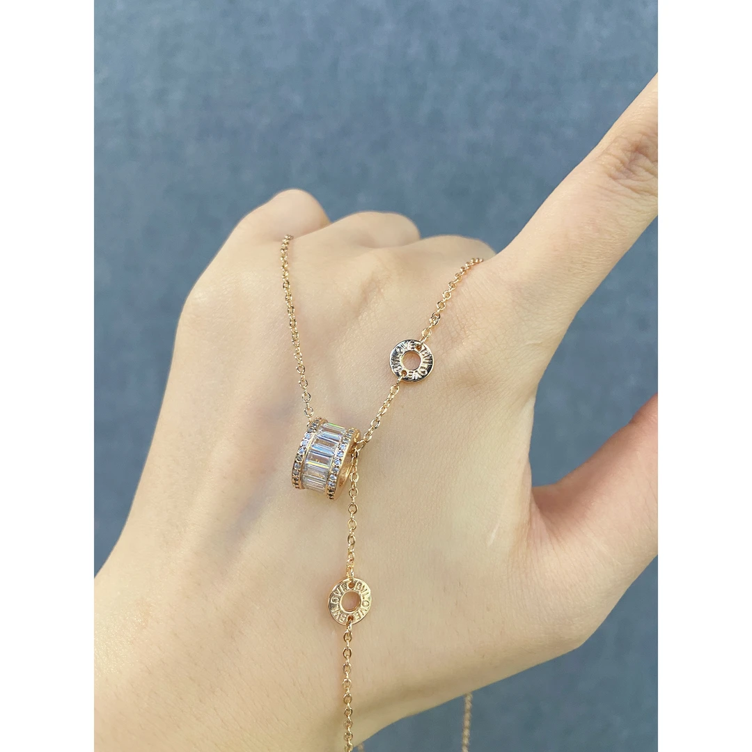 铜合金项链 小蛮腰项链女年新款潮时尚轻奢高级感颈链配饰0XL001
