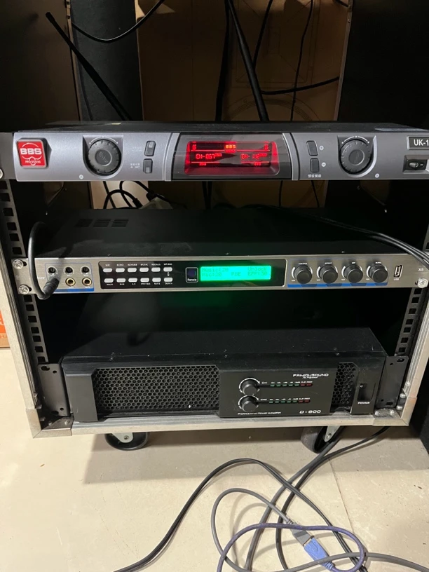 KES6120音响四件套（音箱 功放，效果器，无线话筒）