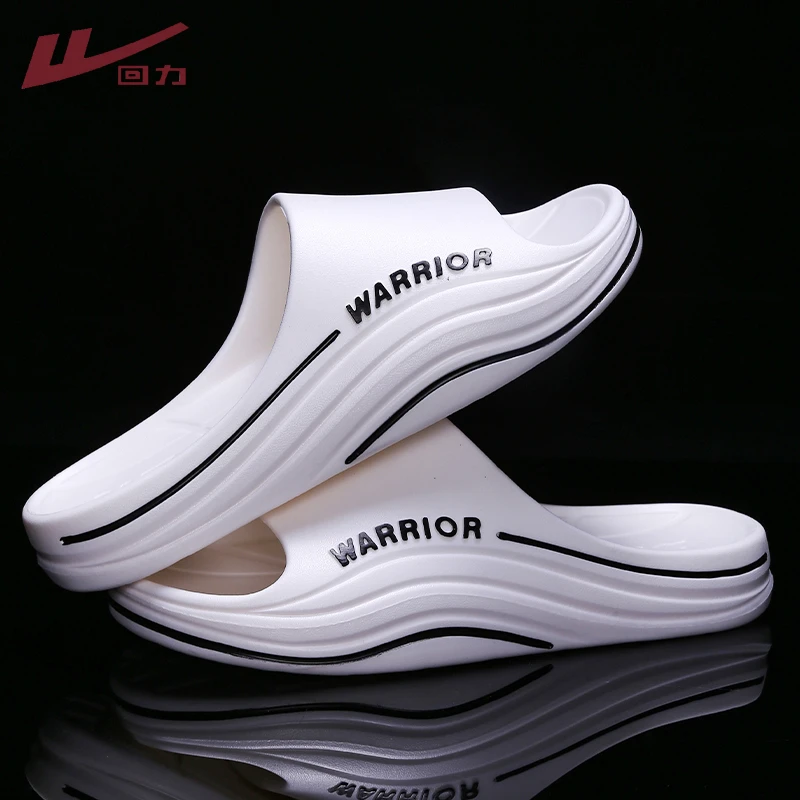 Warrior/回力男女款一字时尚夏季外穿潮流厚底凉拖鞋网红百搭软底