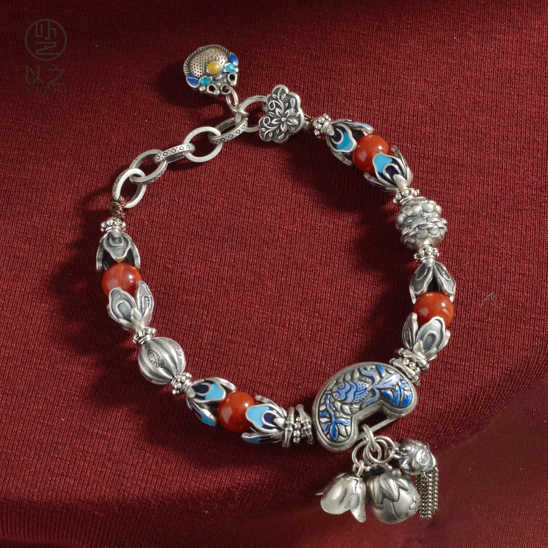 合金手链 以之原创 复古气质设计师时尚民族风手链