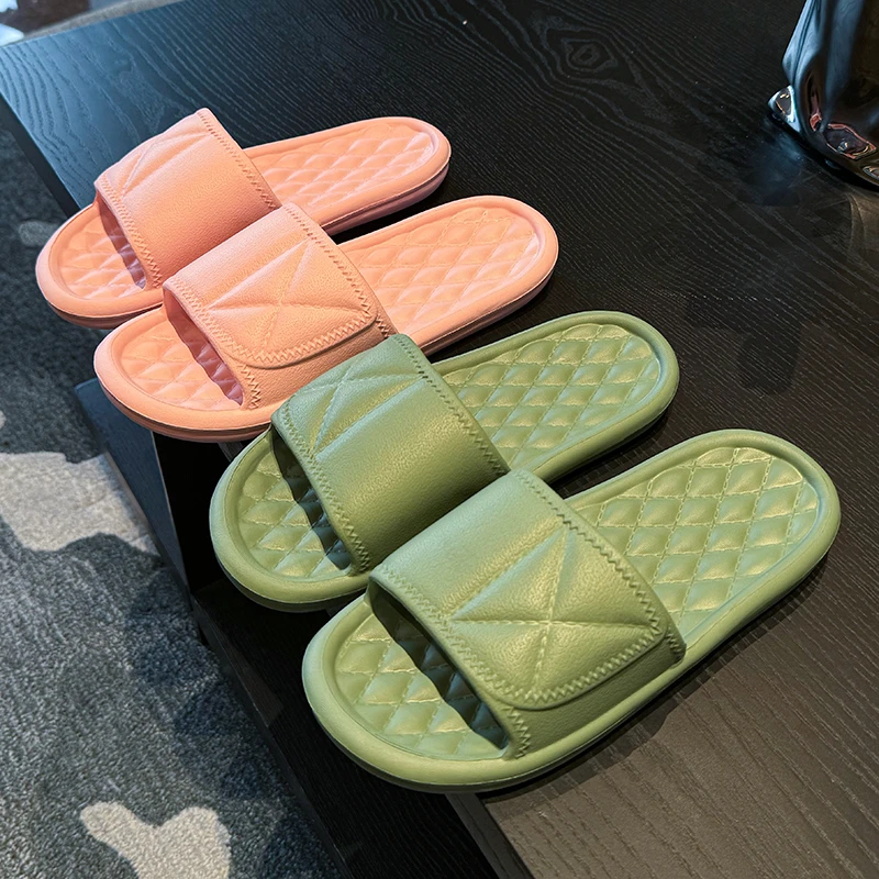 靓蒂芬浴室时尚家居拖鞋女速干软底室内洗澡防滑情侣家用凉拖鞋男