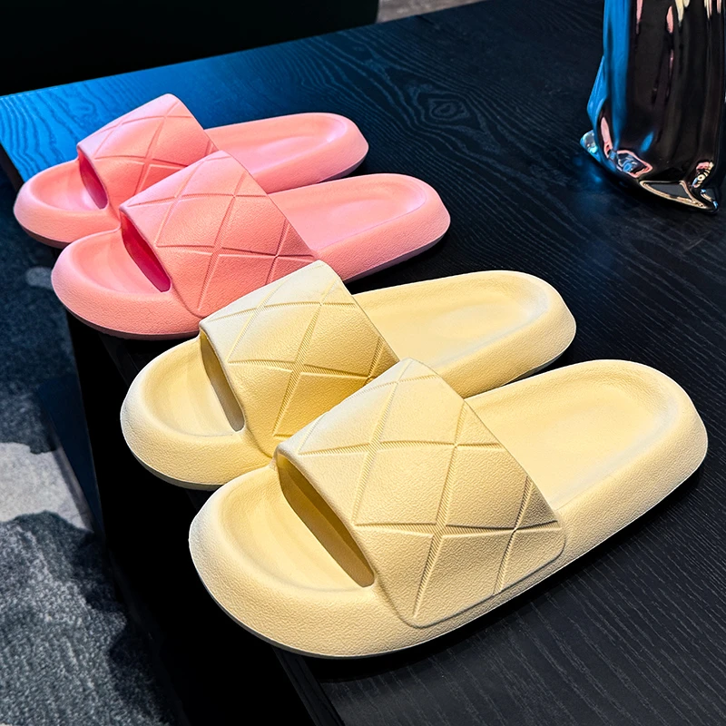 靓蒂芬新款厚底凉拖鞋防滑男女时尚防臭浴室室内洗澡家居外穿拖鞋