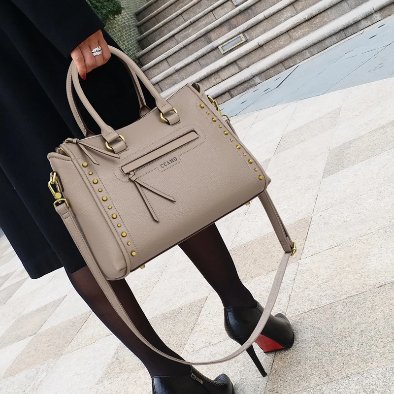 CCAMO轻奢女士手提包新款爆款包包女大容量时尚气质单肩斜挎包