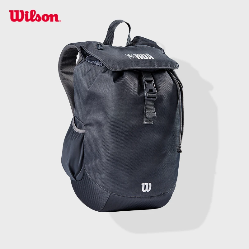 Wilson威尔胜官方NBA潮流大容量简约纯色LOGO双肩包篮球包FORGE