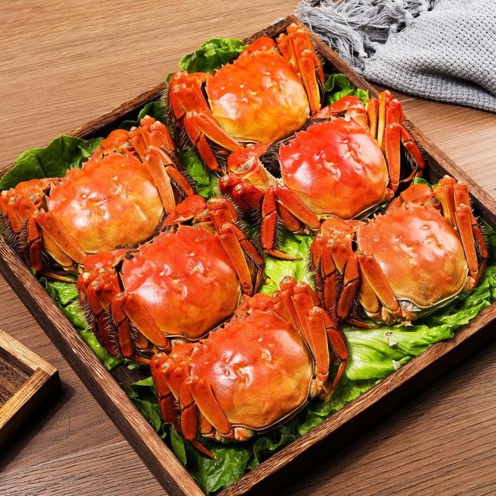 正宗苏蟹【公4.5-4.2两五只+母3.5-3.2两五只】活蟹顺丰京东现发BC