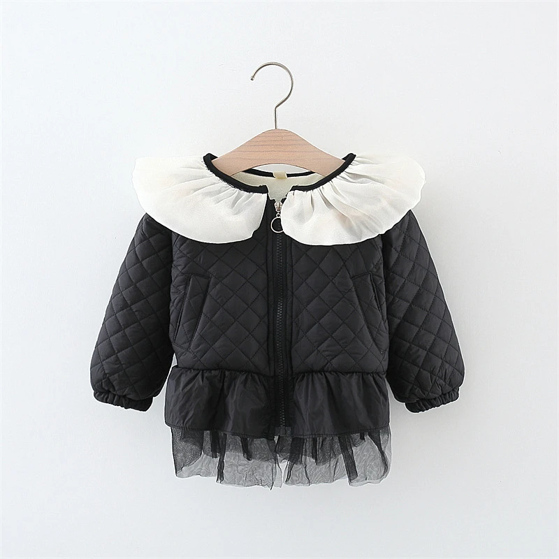 童装女童2023新款冬装女宝宝加绒加厚棉衣小童韩版棉服外套