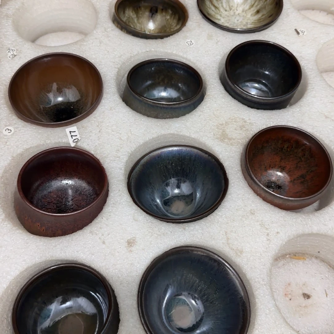 茶盏请***哥福建盏茶器十只