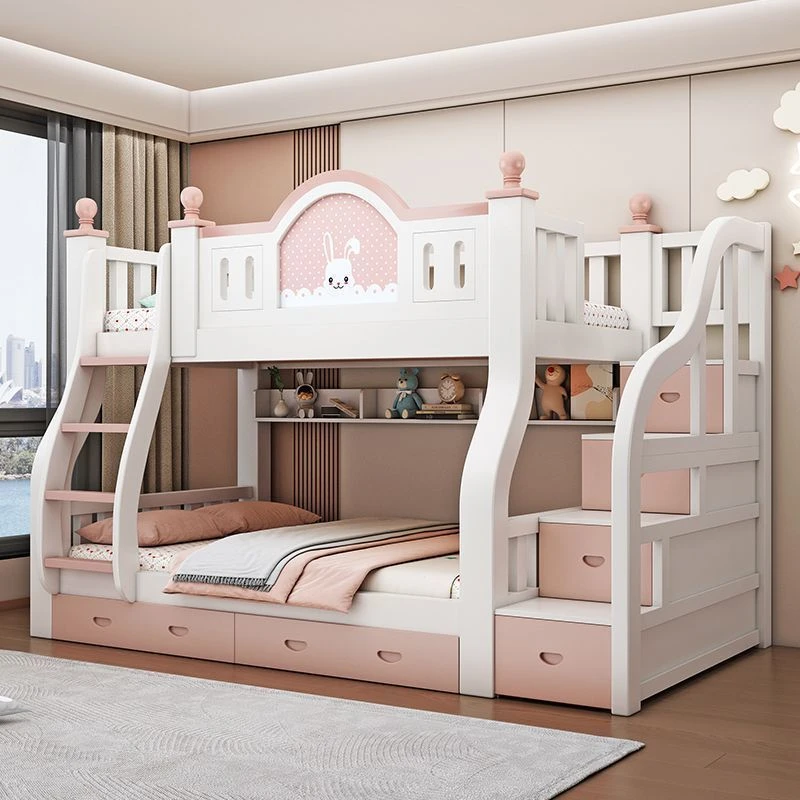 【小扬哥推荐】儿童床二层上下铺高低床加粗加厚小户型多功能储物