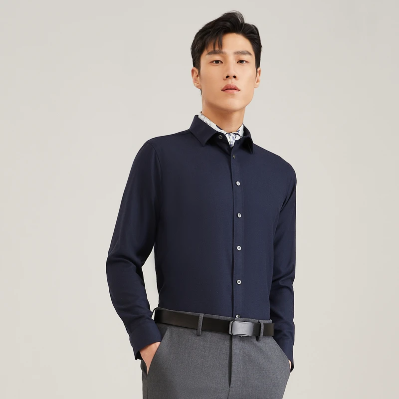 【新款 绒面磨毛】雅戈尔秋冬新款男士长袖衬衫保暖119782