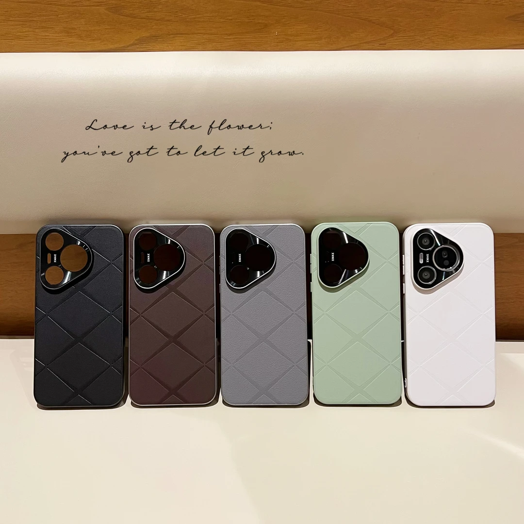卡斯素皮华为pura70pro原机壳苹果15pro防摔三星24高端商务手机壳