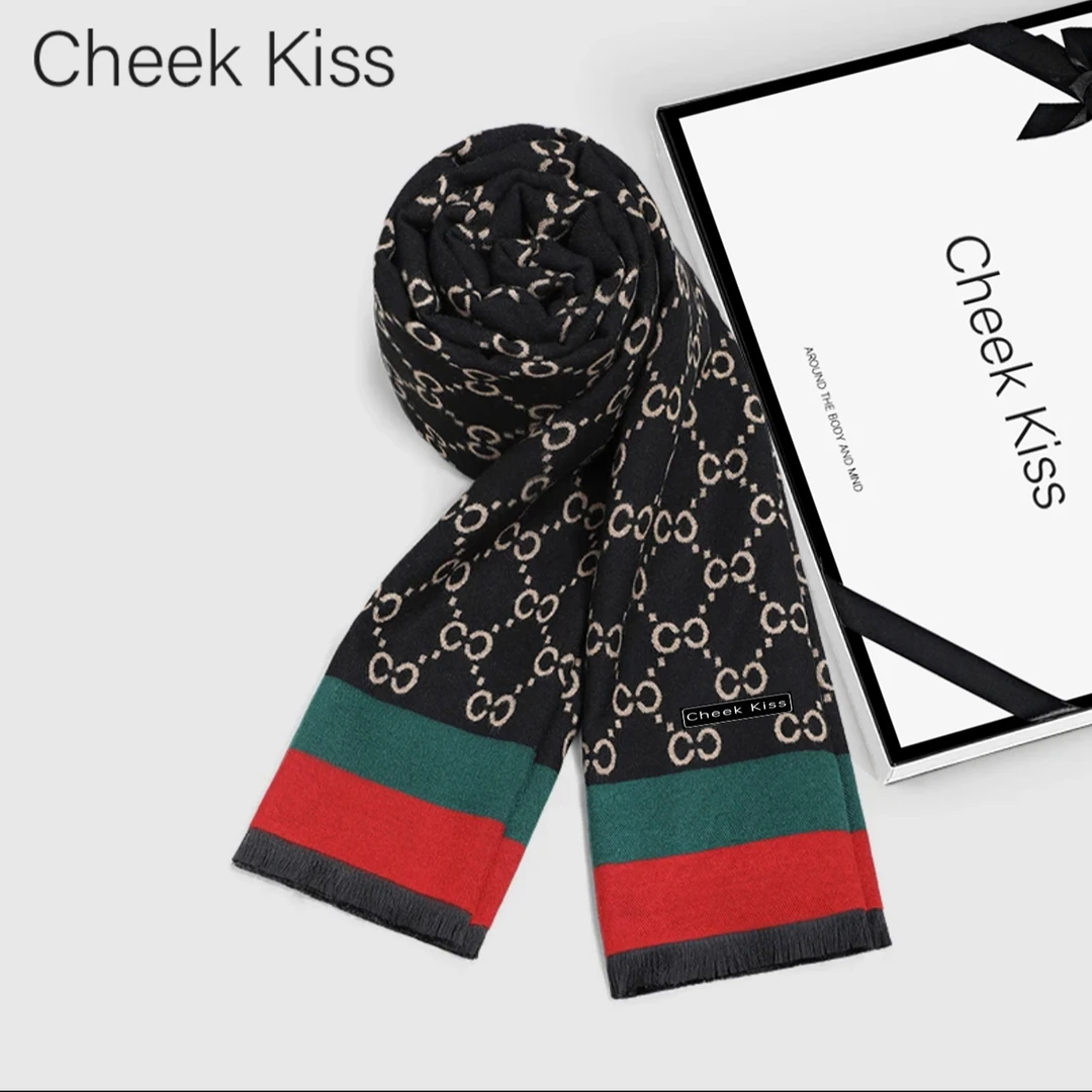 官网小C&K围巾女冬季2024新款时尚保暖双面大披肩围脖送女生