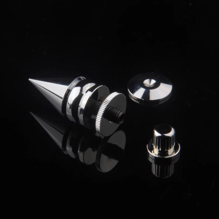 纯铜镀铑音箱脚钉脚垫音响减震避震脚钉音响音箱脚架钉