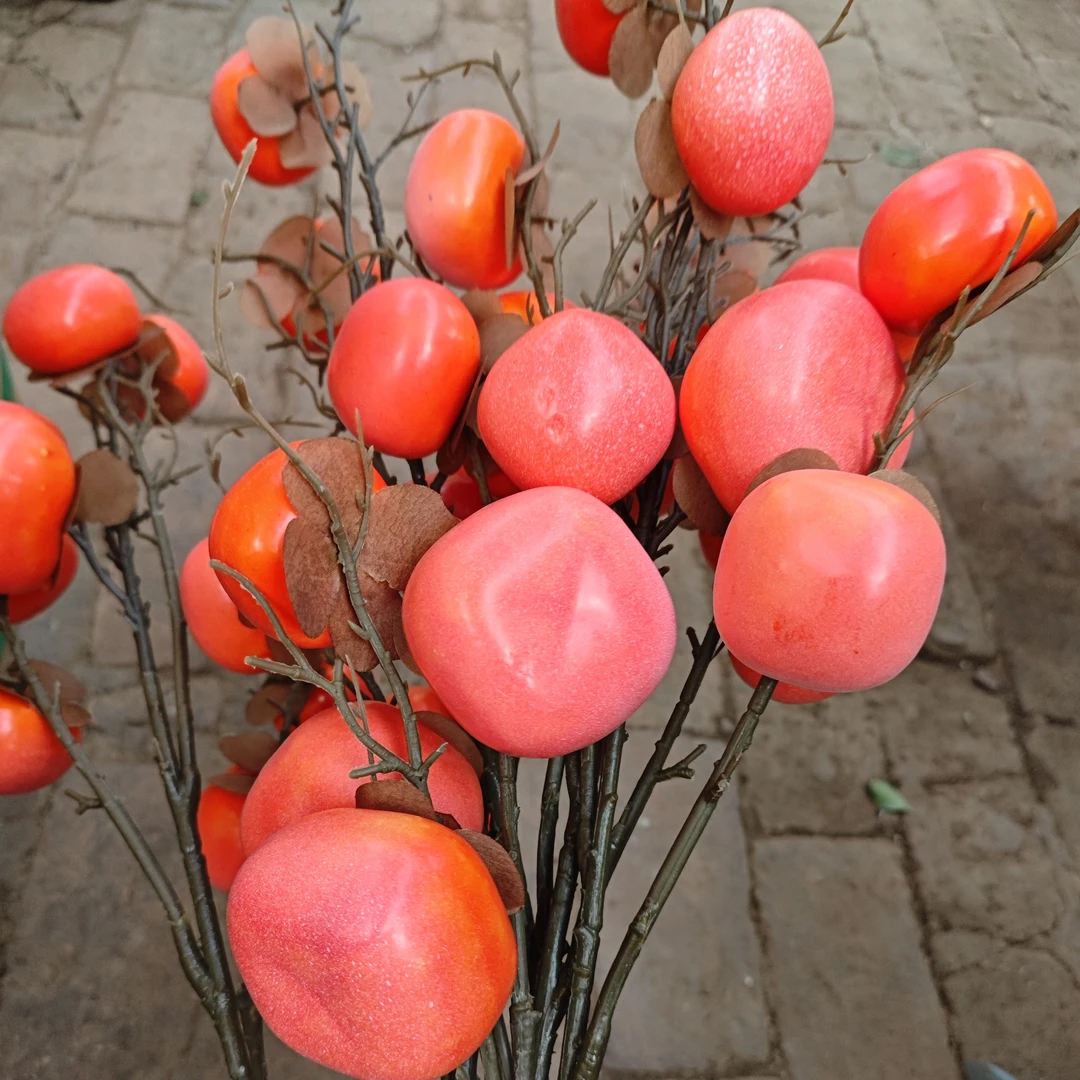 仿真柿子室内装饰