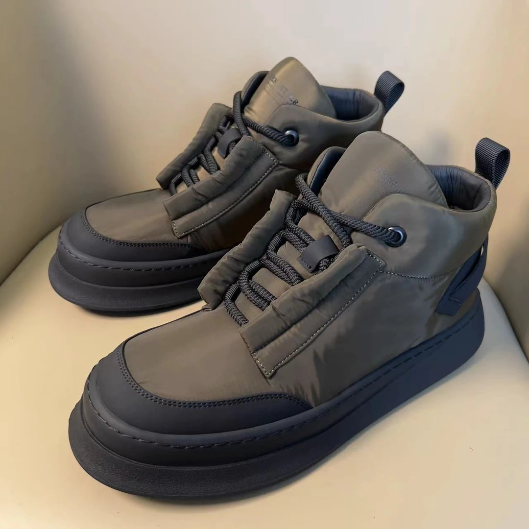 秋冬新款广州手工男鞋单鞋时尚潮鞋布鞋脚感舒适透气30092-2