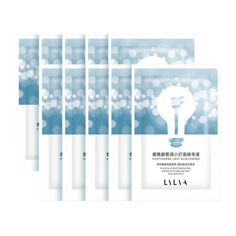 LILIA 烟酰胺米白亮肤 补水保湿面部小灯泡精华液 【到手10片】