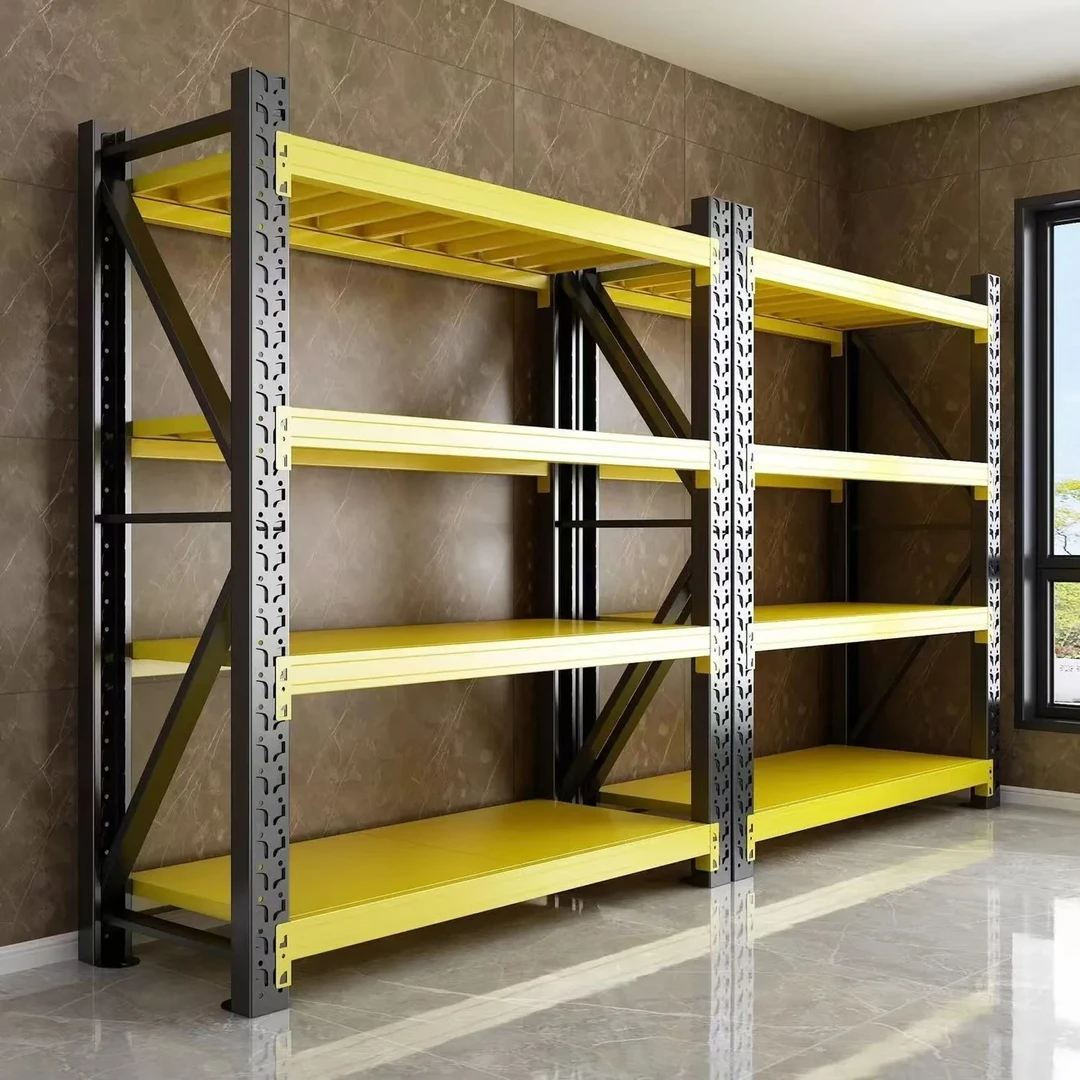 货架置物架落地储物架多层五金仓库货架超市快递收纳架子家用货架