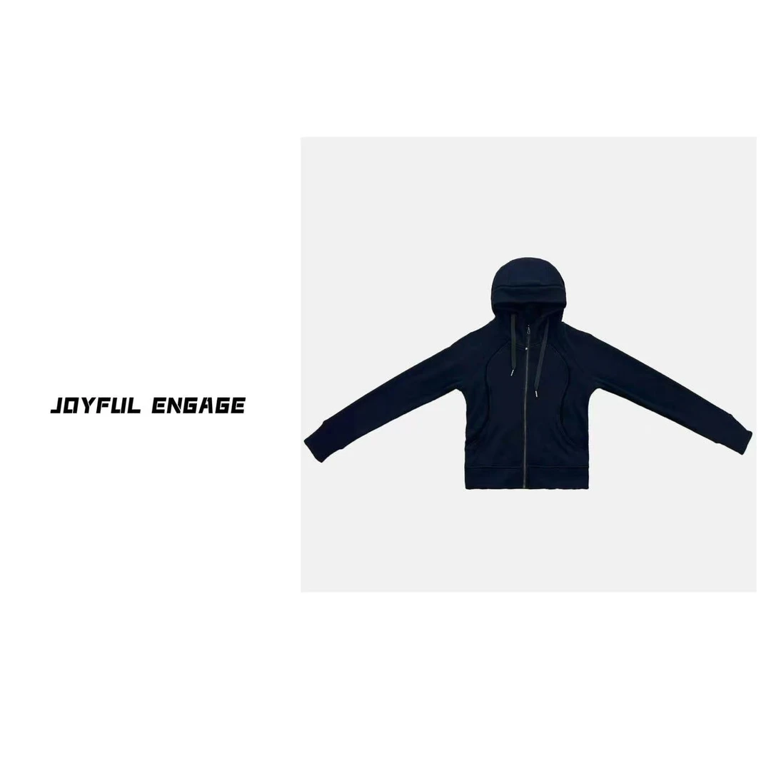 软绵棉~设计感多拼接重工加绒开衫外套