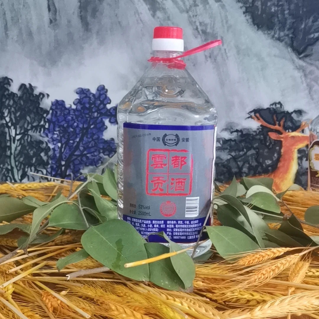 云都祁哥双轮工艺老酒（9613）滴滴纯粮保真53度2500ML2500