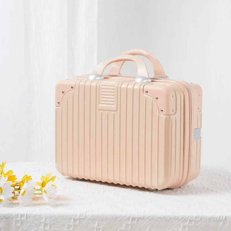 手提式便携式包角拉链行李箱化妆包12寸手提包拉杆箱旅行收纳箱包